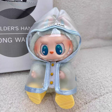 Labubu Clear Rainy Day Hooded Coat
