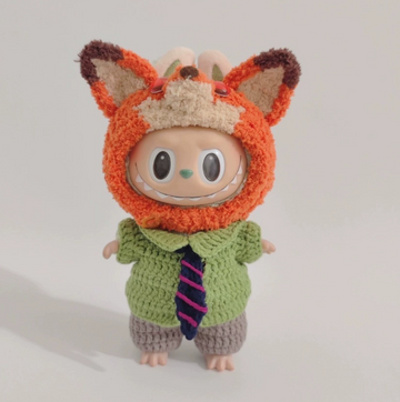 Labubu Zootopia-Inspired Crochet Outfit Set