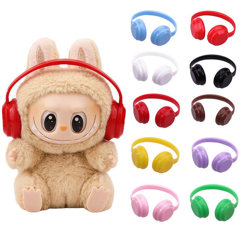 Labubu Doll Colorful Headphones Accessory