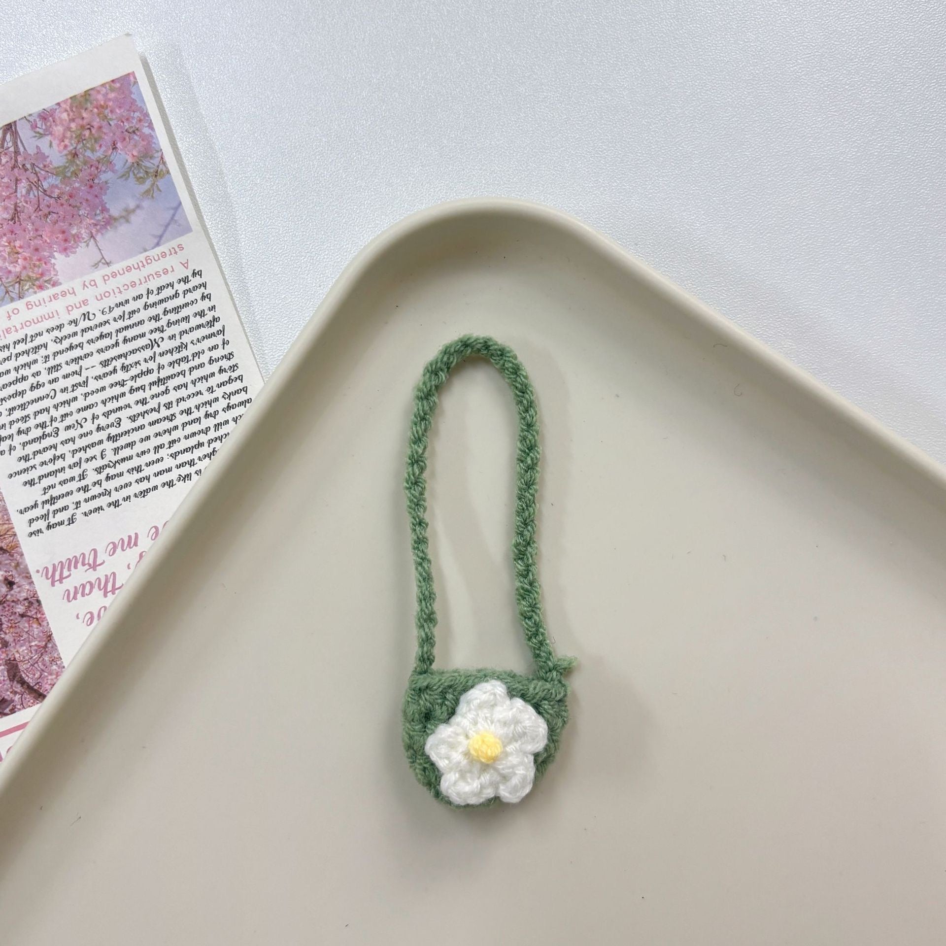 Labubu Crochet flower Accessories Bundle - Handmade Mini Bags Food Props Kawaii Doll