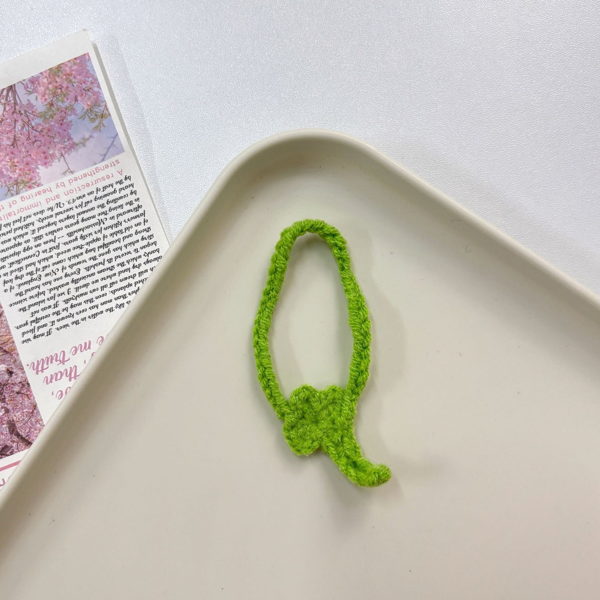 Labubu Crochet lucky clover Accessories Bundle - Handmade Mini Bags Food Props Kawaii Doll