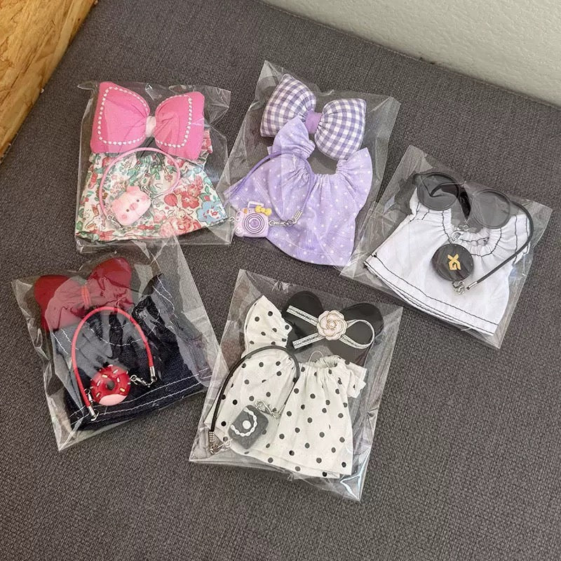 Labubu Doll Clothes Set | Cute Fashion Dress-Up Outfits