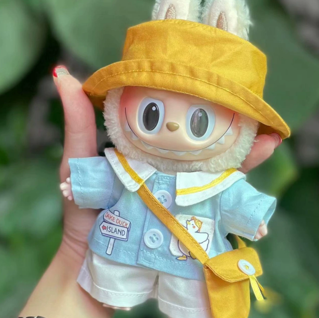 Labubu Duck Island Explorer Outfit Set