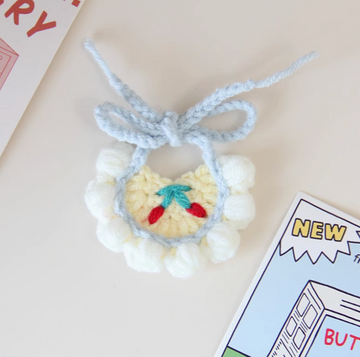 Crochet Bib & Collar Accessories for Labubu