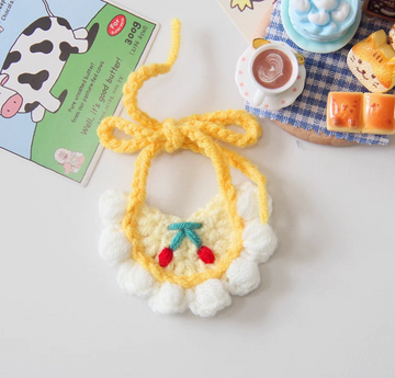 Crochet Bib & Collar Accessories for Labubu