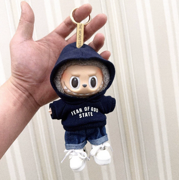 Labubu Streetwear FOG Hoodie Set