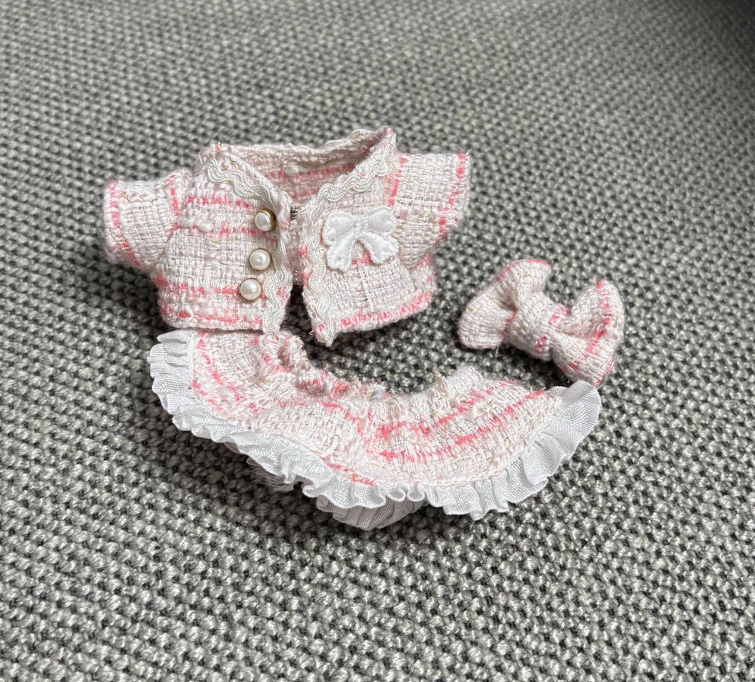 Labubu Sweet Dream Tweed Outfit Set