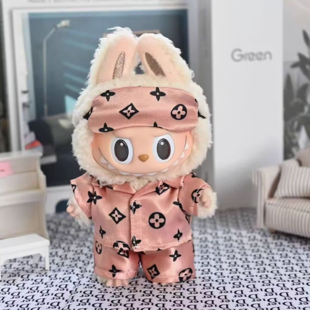 Labubu Monogram Pajama Outfit Set