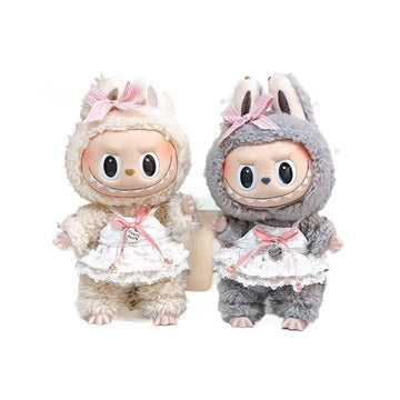 Labubu Fluffy Bunny Apron Set for Labubu